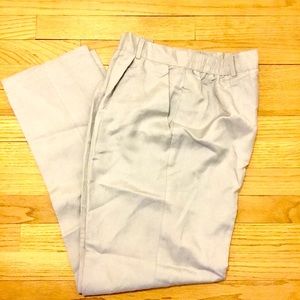 Adolfo Studio Linen Pleated front pants size 8